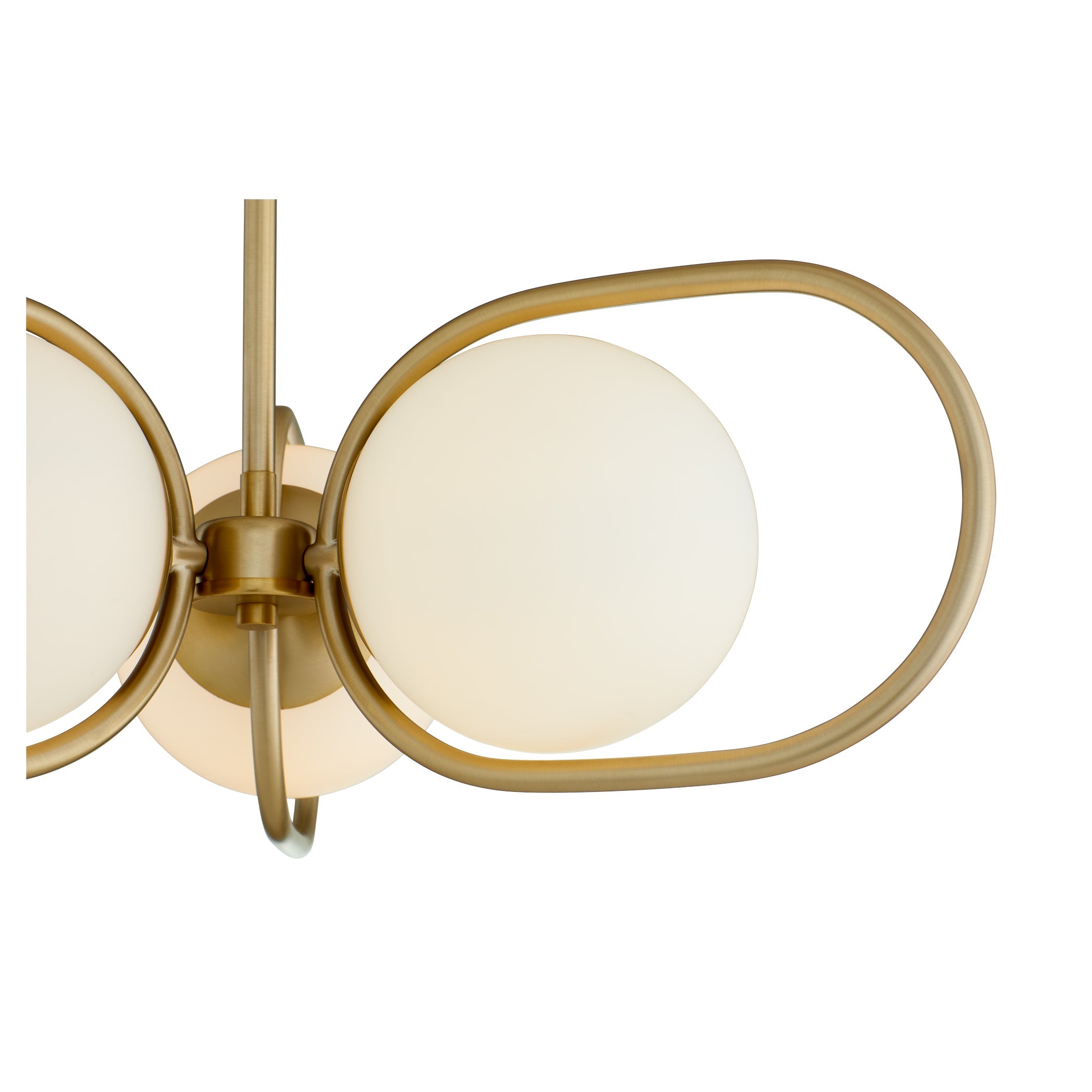 Quorum Belmont 6137-3-80 Chandelier - Aged Brass