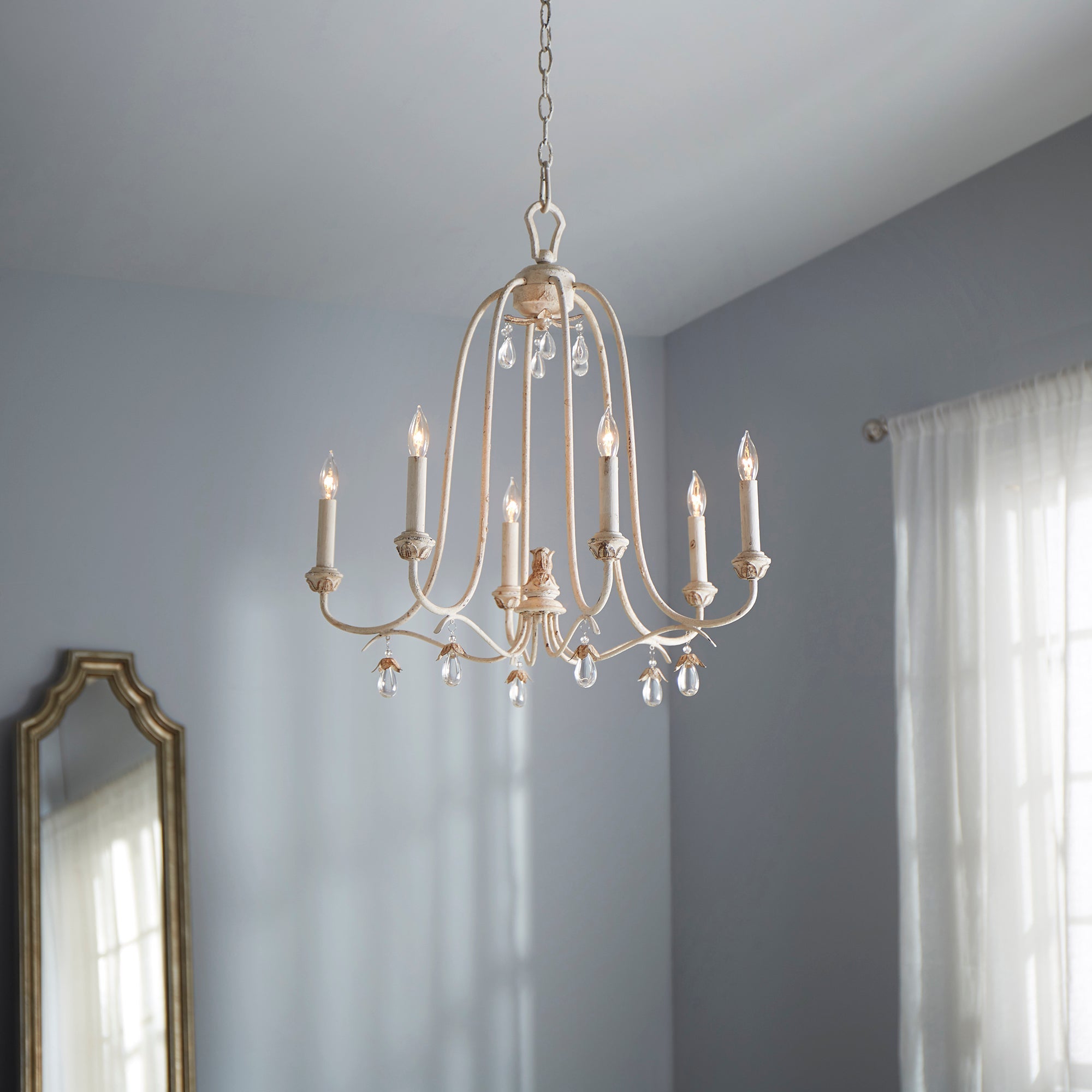 Quorum Venice 6144-6-70 Chandelier - Persian White