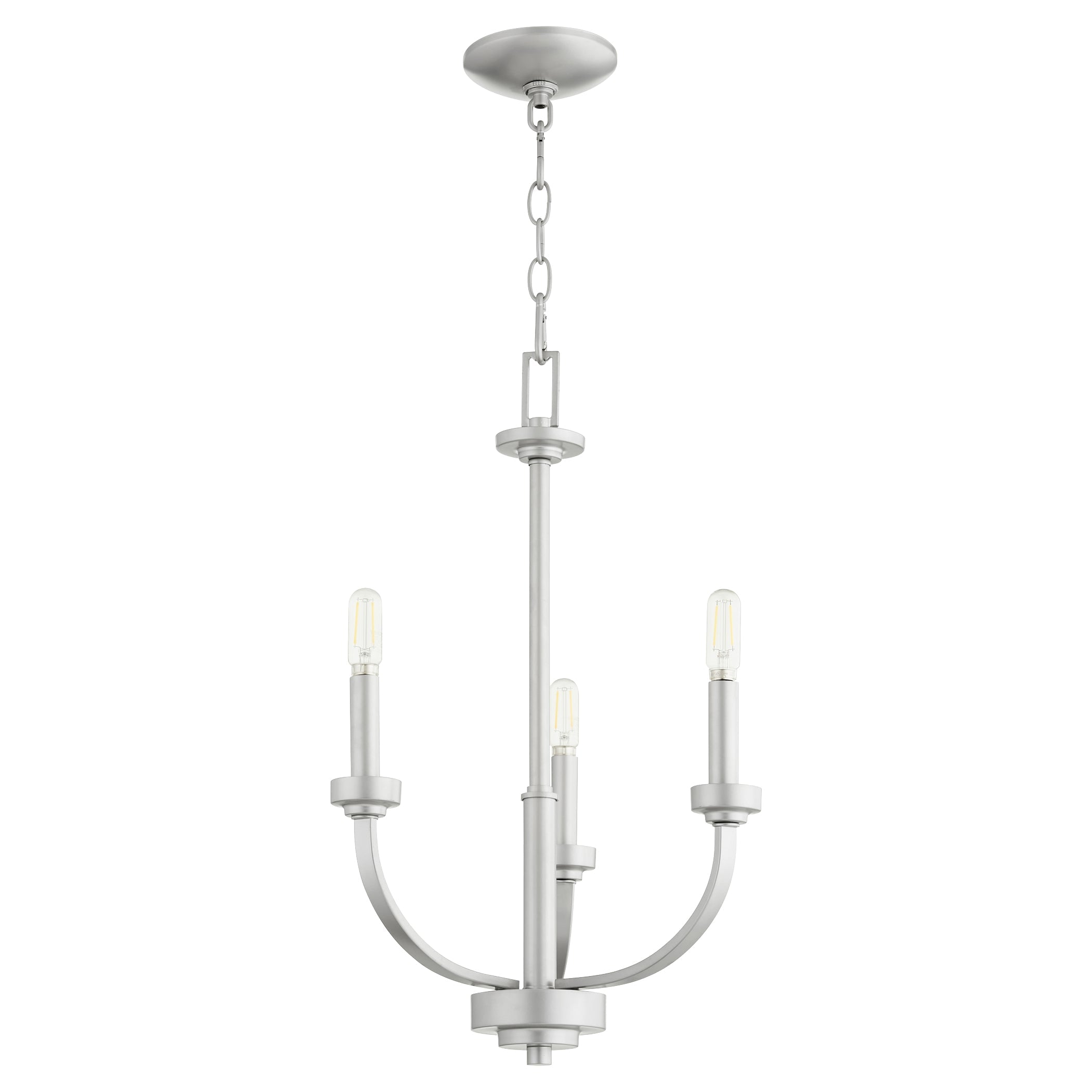 Quorum Reyes 6160-3-64 Chandelier - Classic Nickel