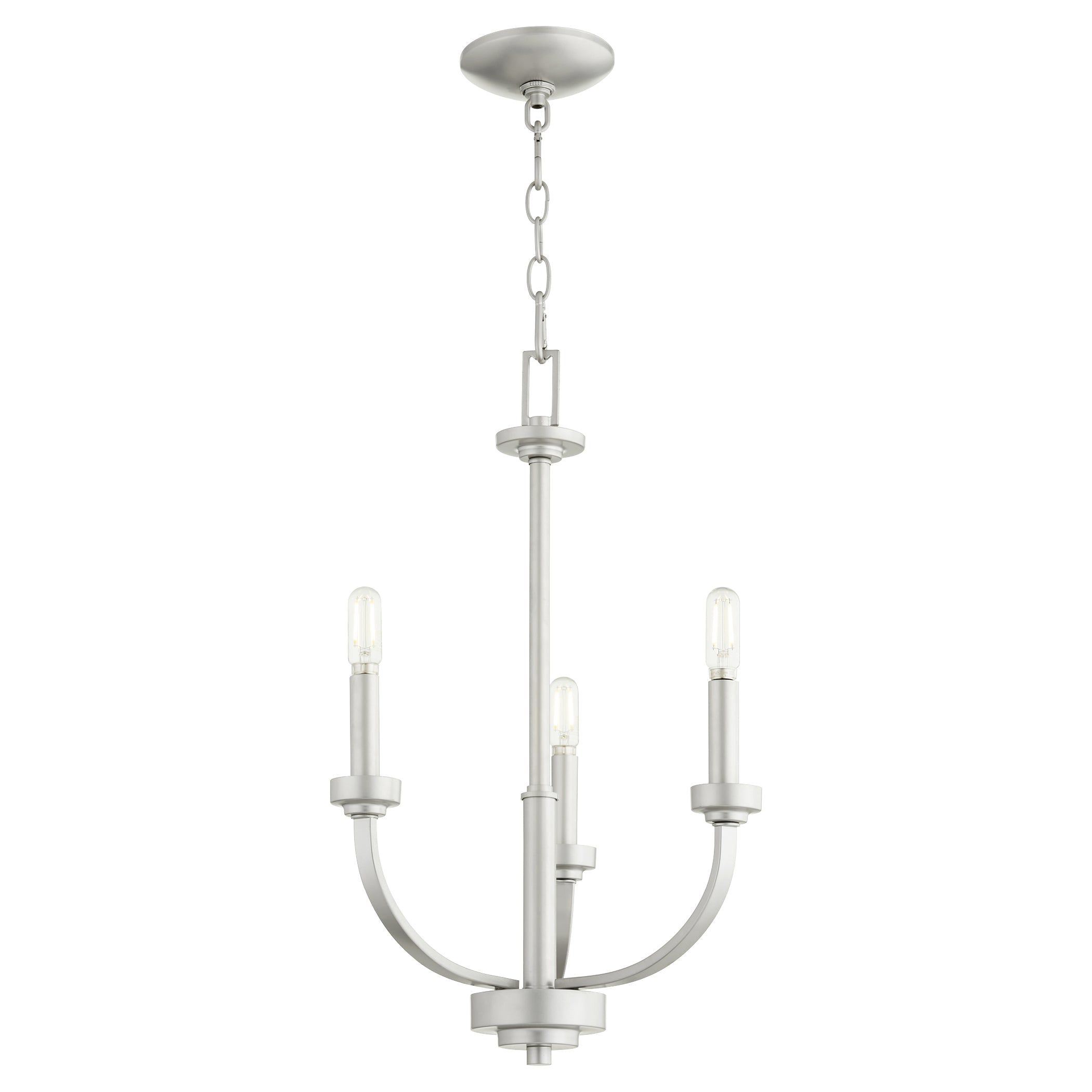 Quorum Reyes 6160-3-64 Chandelier - Classic Nickel