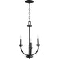 Quorum Reyes 6160-3-69 Chandelier - Textured Black