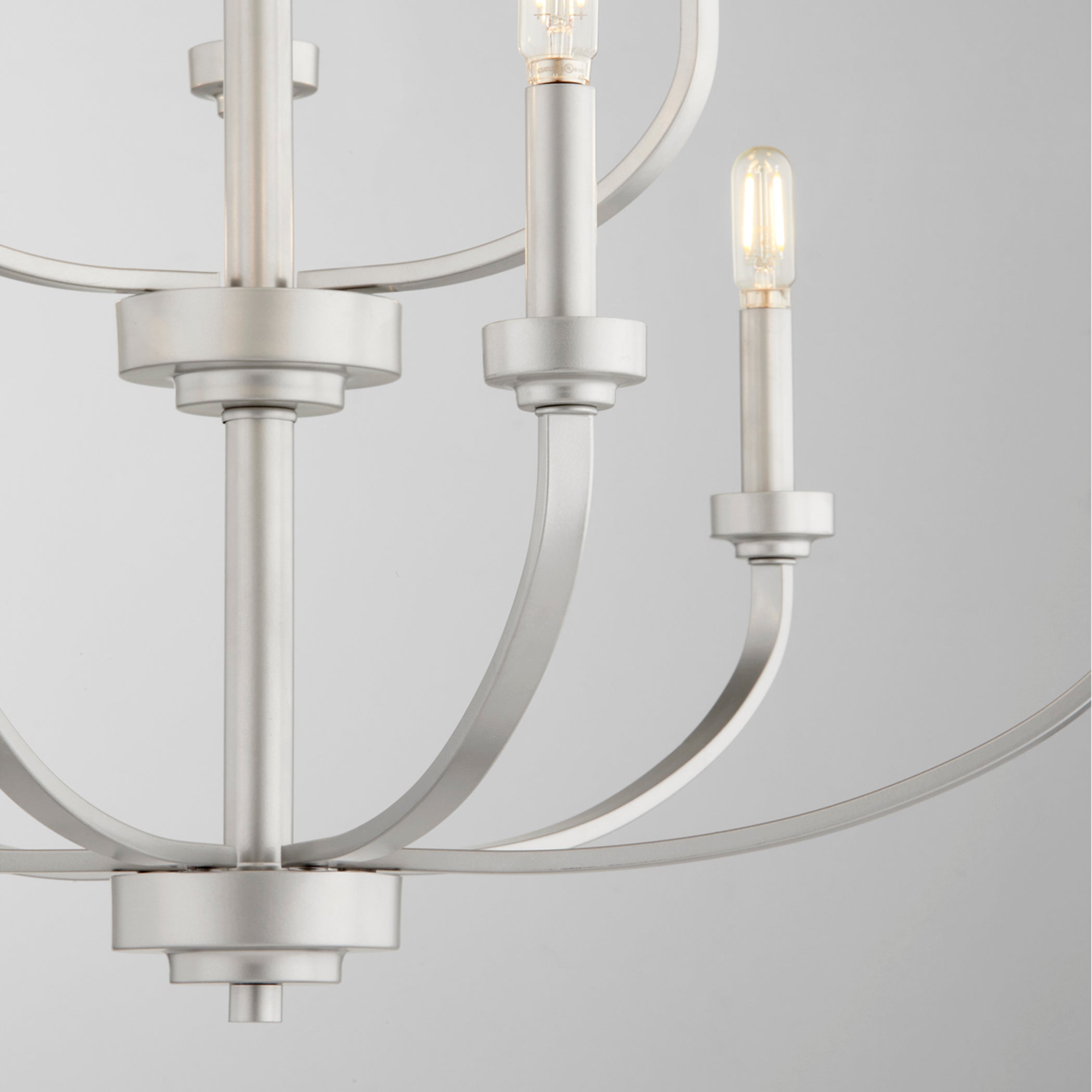 Quorum Reyes 6160-9-64 Chandelier - Classic Nickel