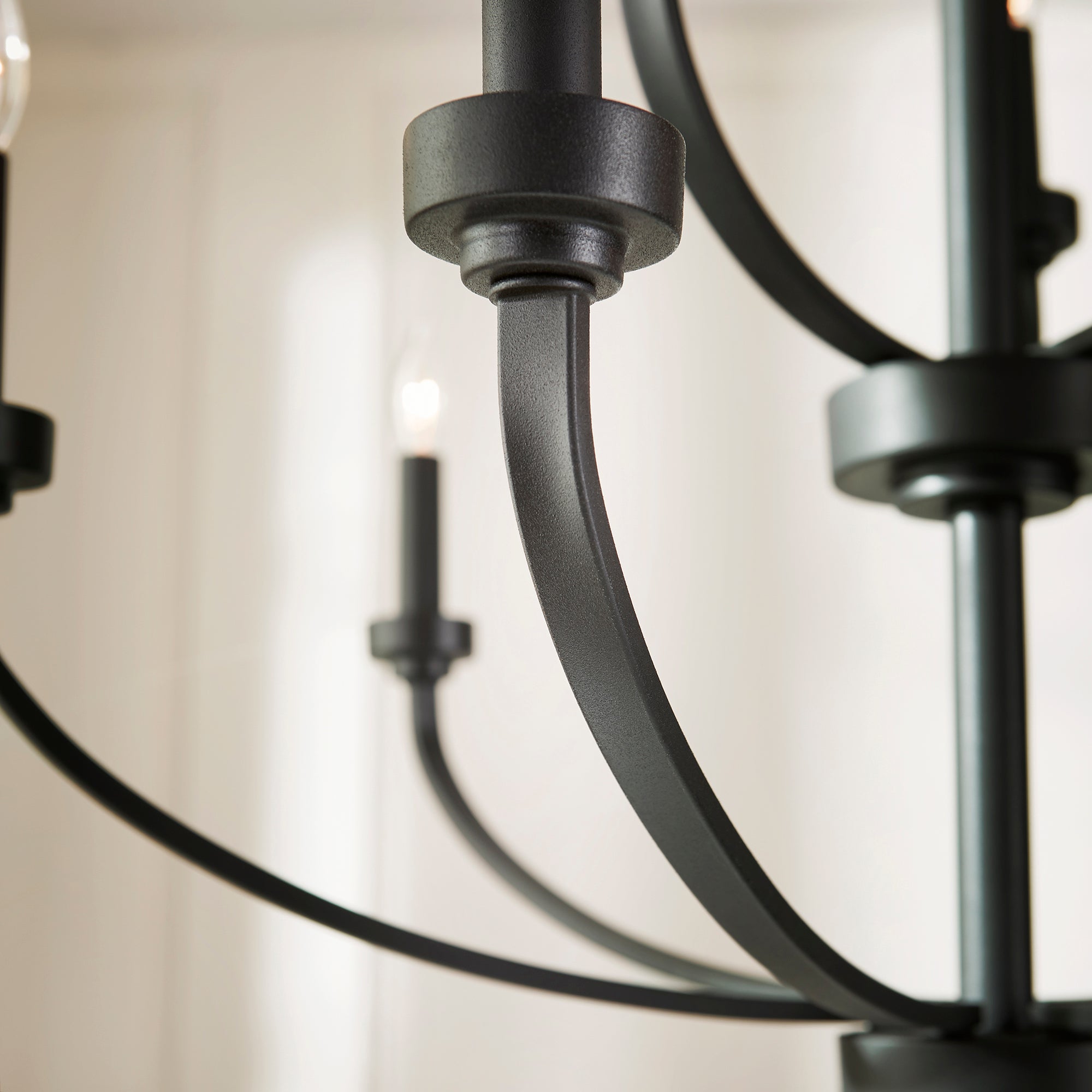 Quorum Reyes 6160-9-69 Chandelier - Textured Black
