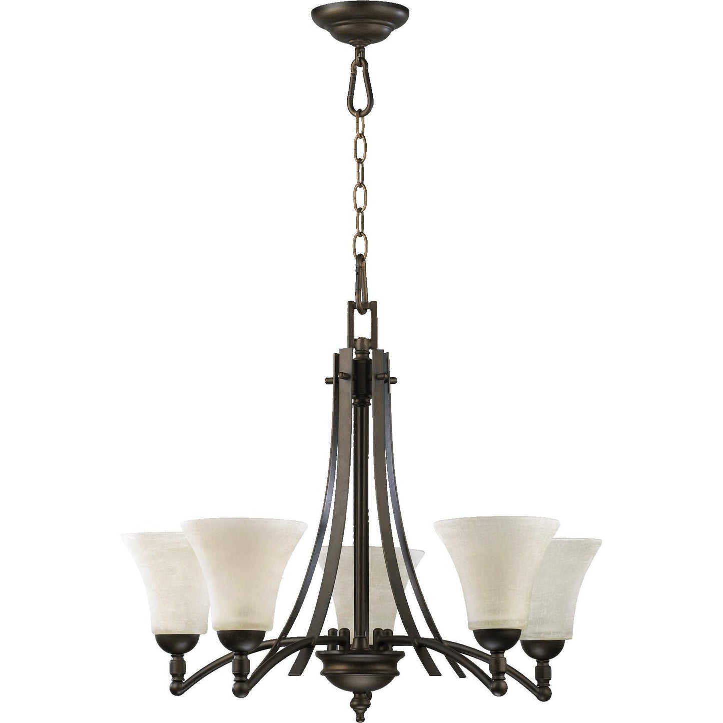 Quorum Aspen 6177-5-86 Chandelier - Oiled Bronze