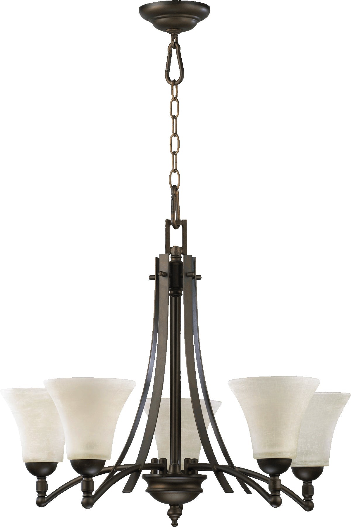 Quorum Aspen 6177-5-86 Chandelier - Oiled Bronze