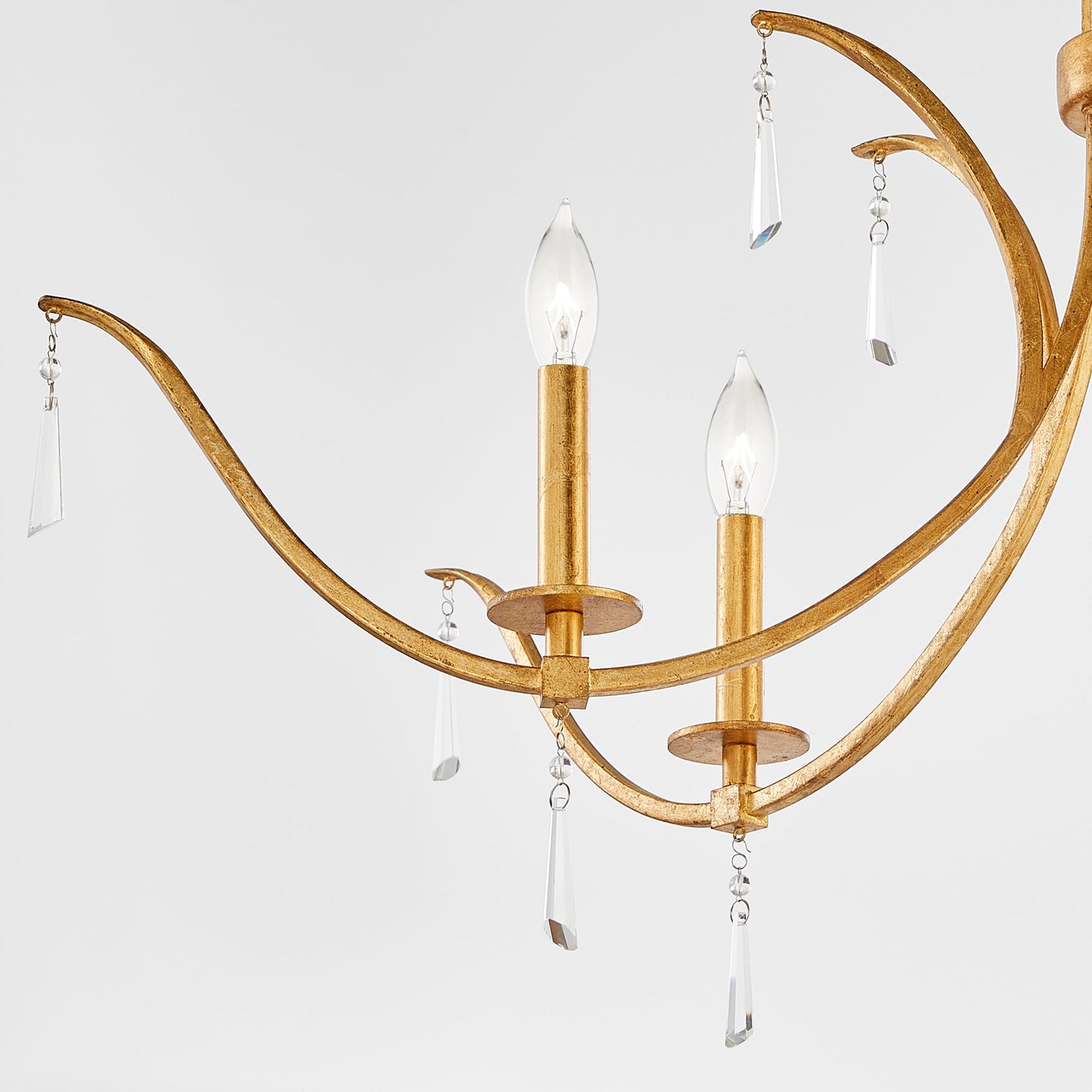Quorum Majesty 620-6-74 Chandelier - Gold Leaf