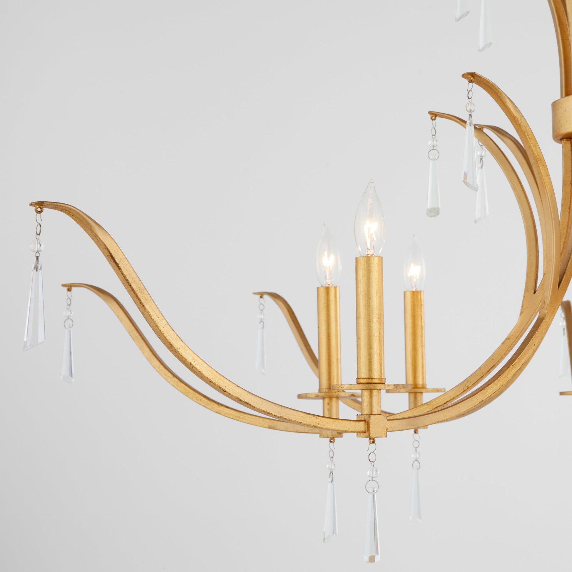 Quorum Majesty 620-8-74 Chandelier - Gold Leaf