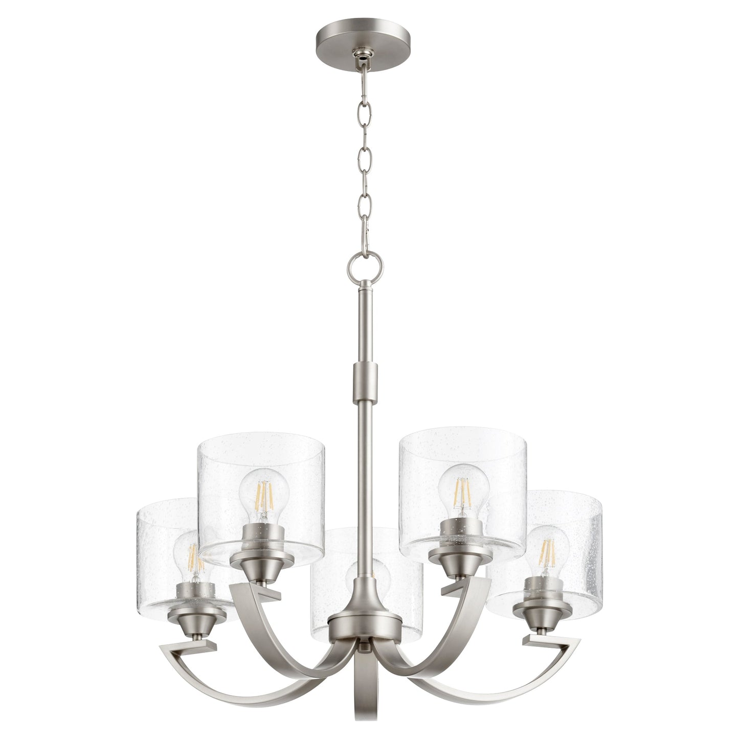 Quorum Dakota 6202-5-65 Chandelier - Satin Nickel