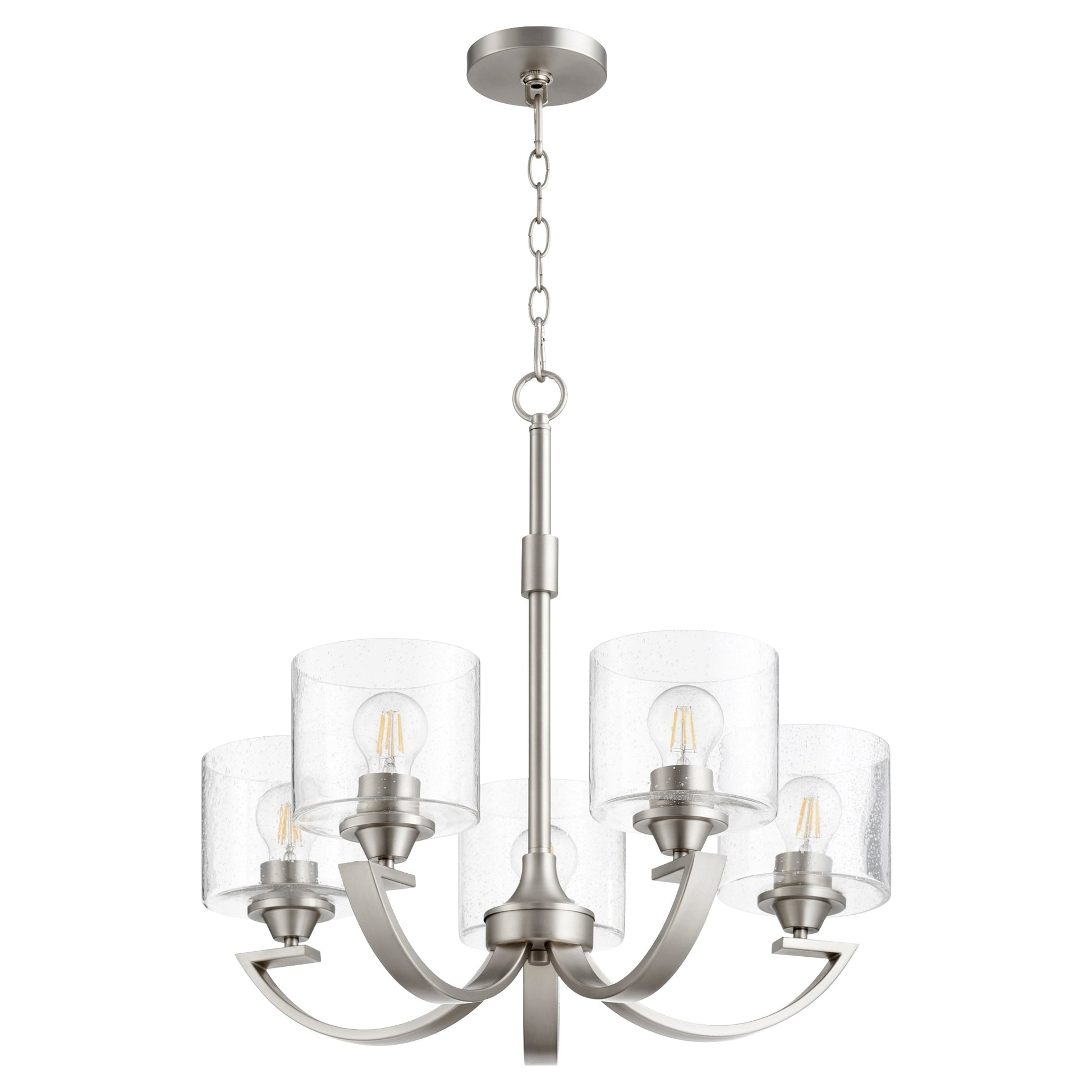 Quorum Dakota 6202-5-65 Chandelier - Satin Nickel