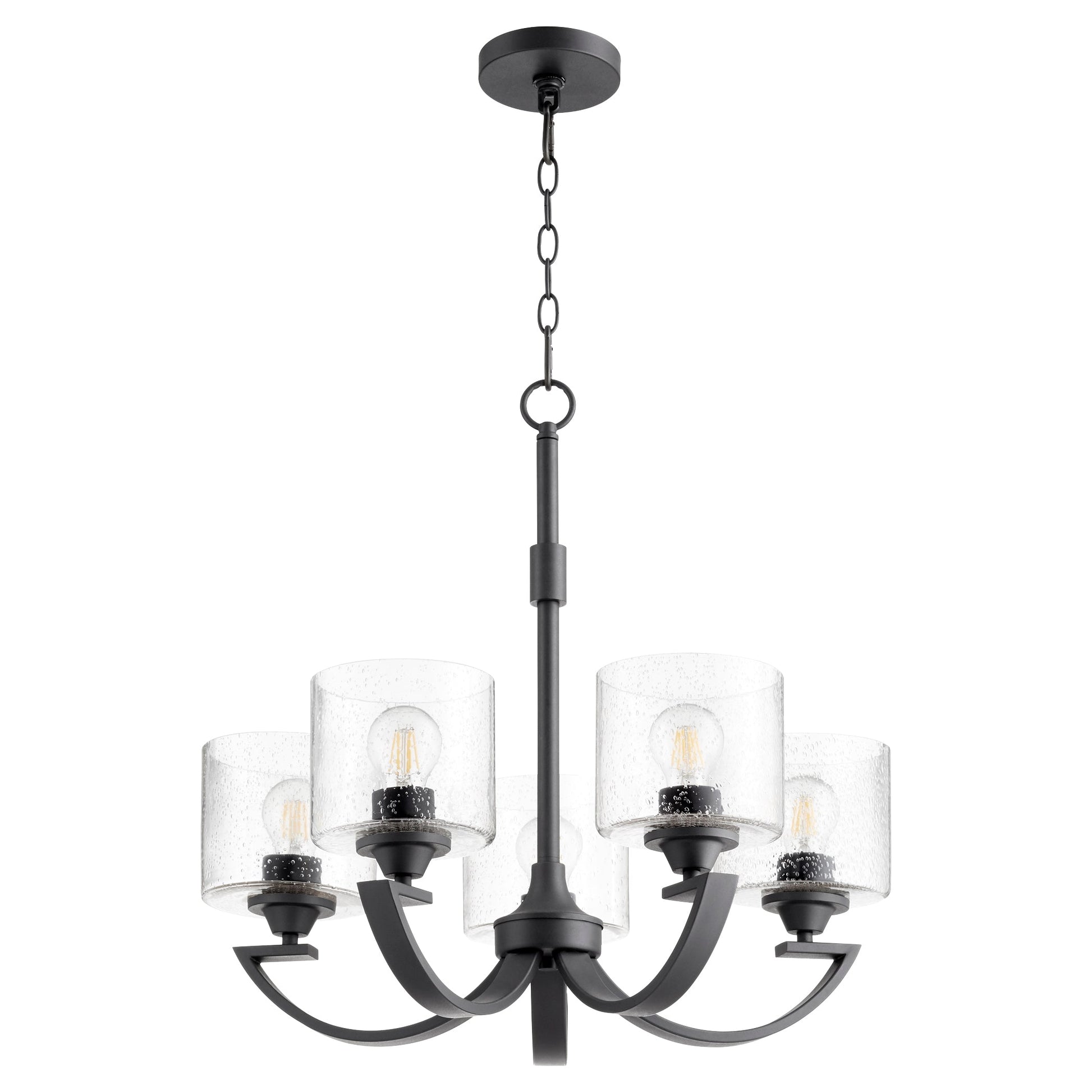 Quorum Dakota 6202-5-69 Chandelier - Textured Black