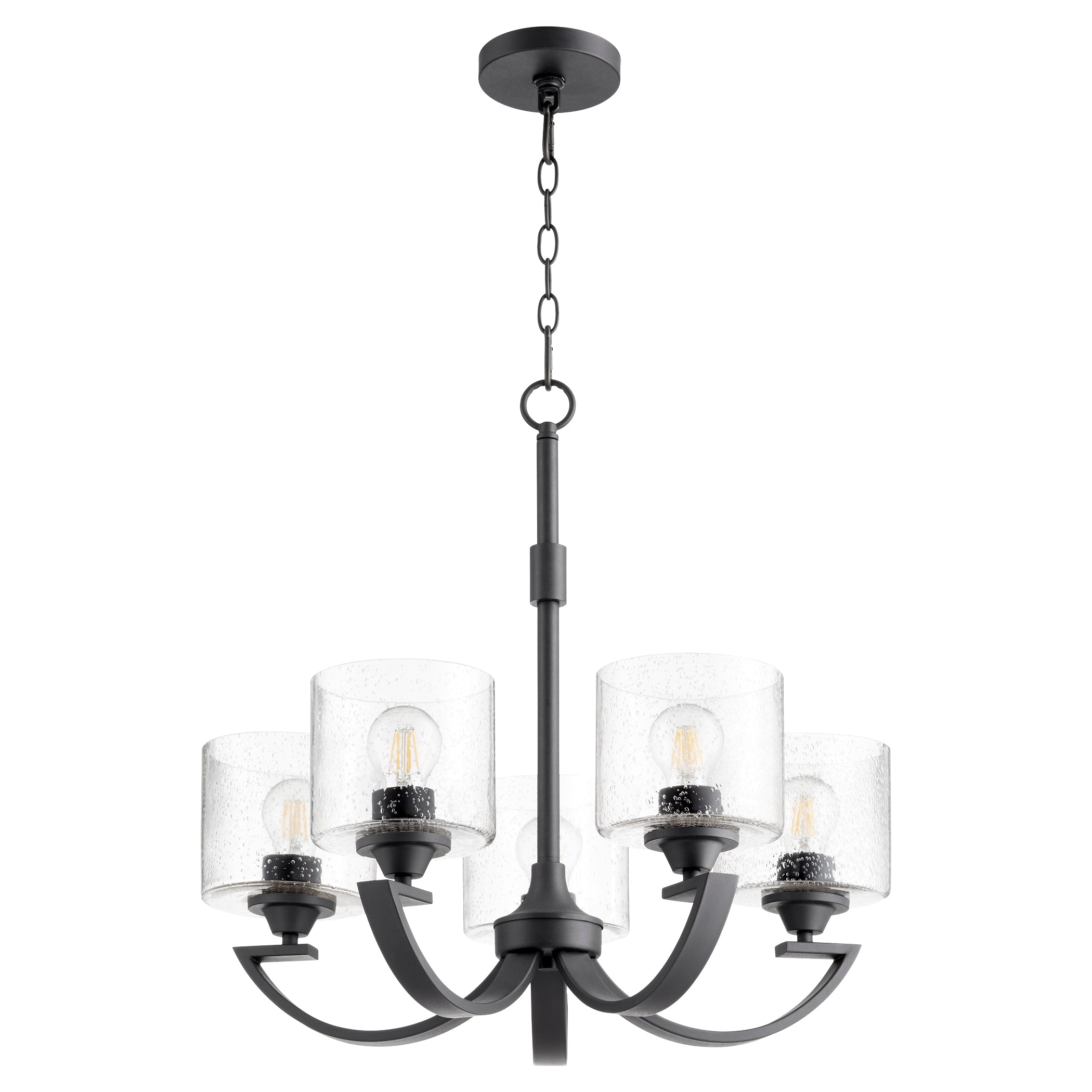 Quorum Dakota 6202-5-69 Chandelier - Textured Black