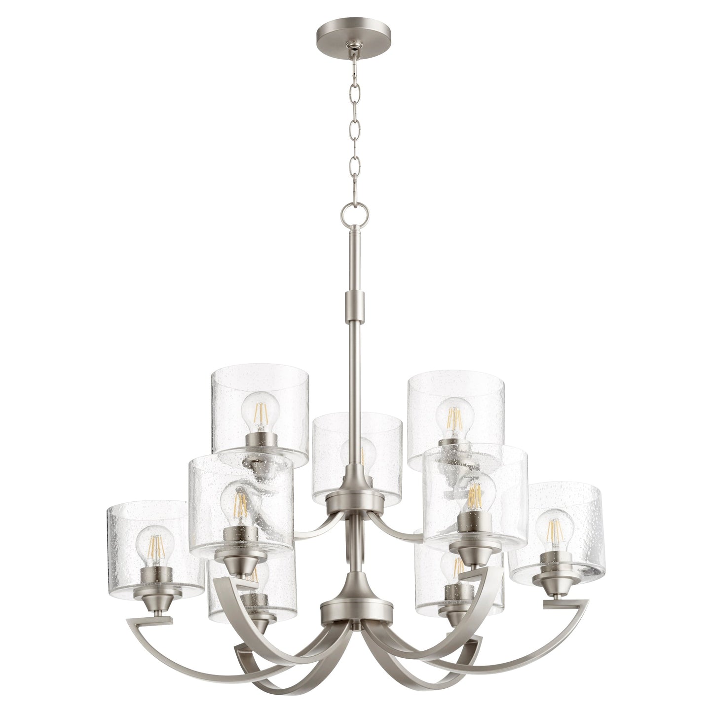 Quorum Dakota 6202-9-65 Chandelier - Satin Nickel