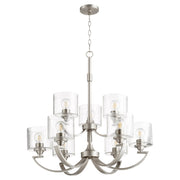Quorum Dakota 6202-9-65 Chandelier - Satin Nickel
