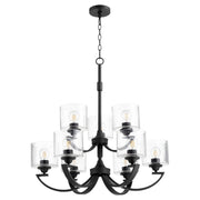 Quorum Dakota 6202-9-69 Chandelier - Textured Black