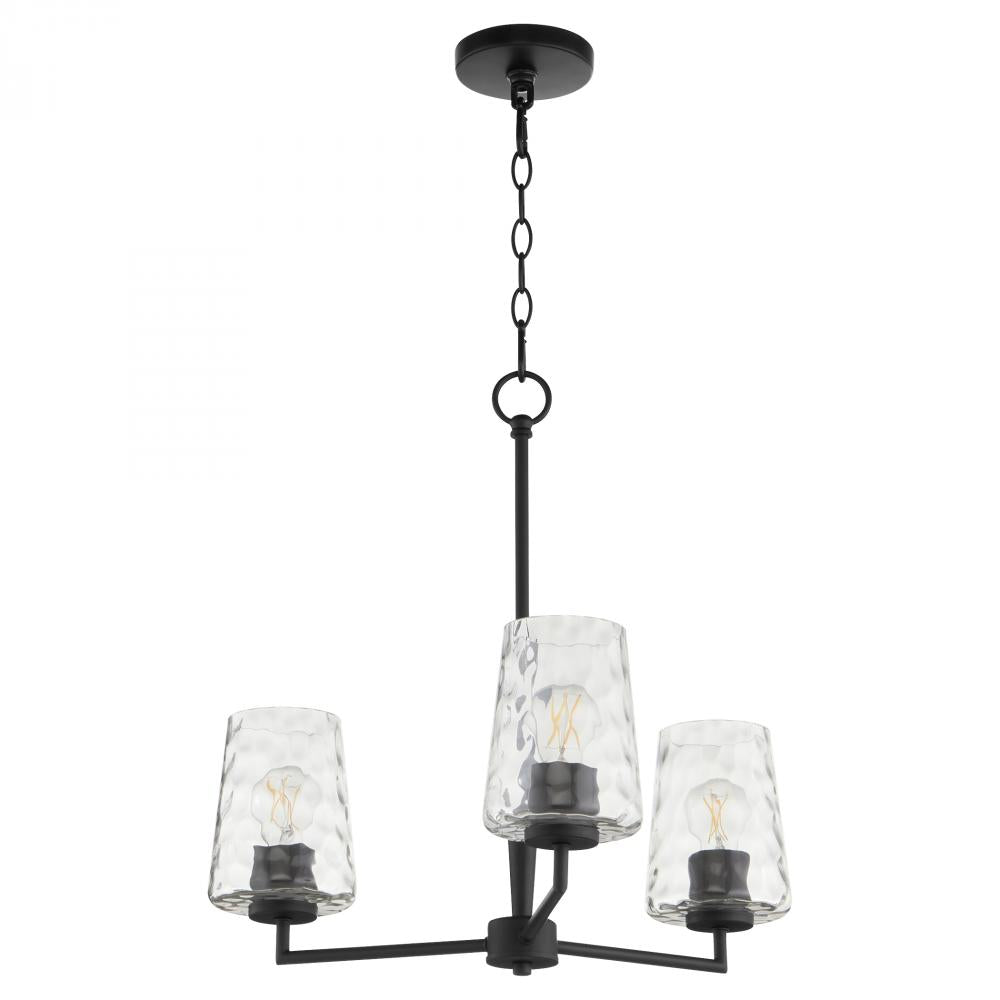 Quorum International GOODWIN 6204-3-59 Chandelier Contemporary - Matte Black