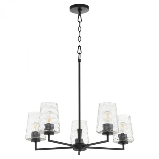 Quorum International GOODWIN 6204-5-59 Chandelier Contemporary - Matte Black