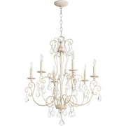 Quorum Ariel 6205-6-70 Chandelier - Persian White