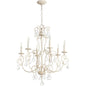 Quorum Ariel 6205-6-70 Chandelier - Persian White