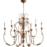 Quorum Salento 6206-9-94 Chandelier - French Umber