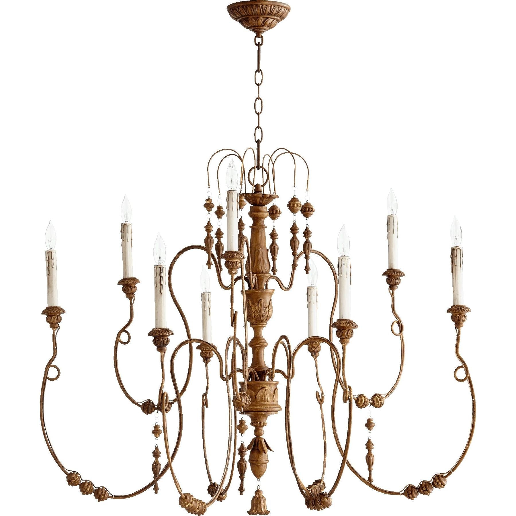 Quorum Salento 6206-9-94 Chandelier - French Umber