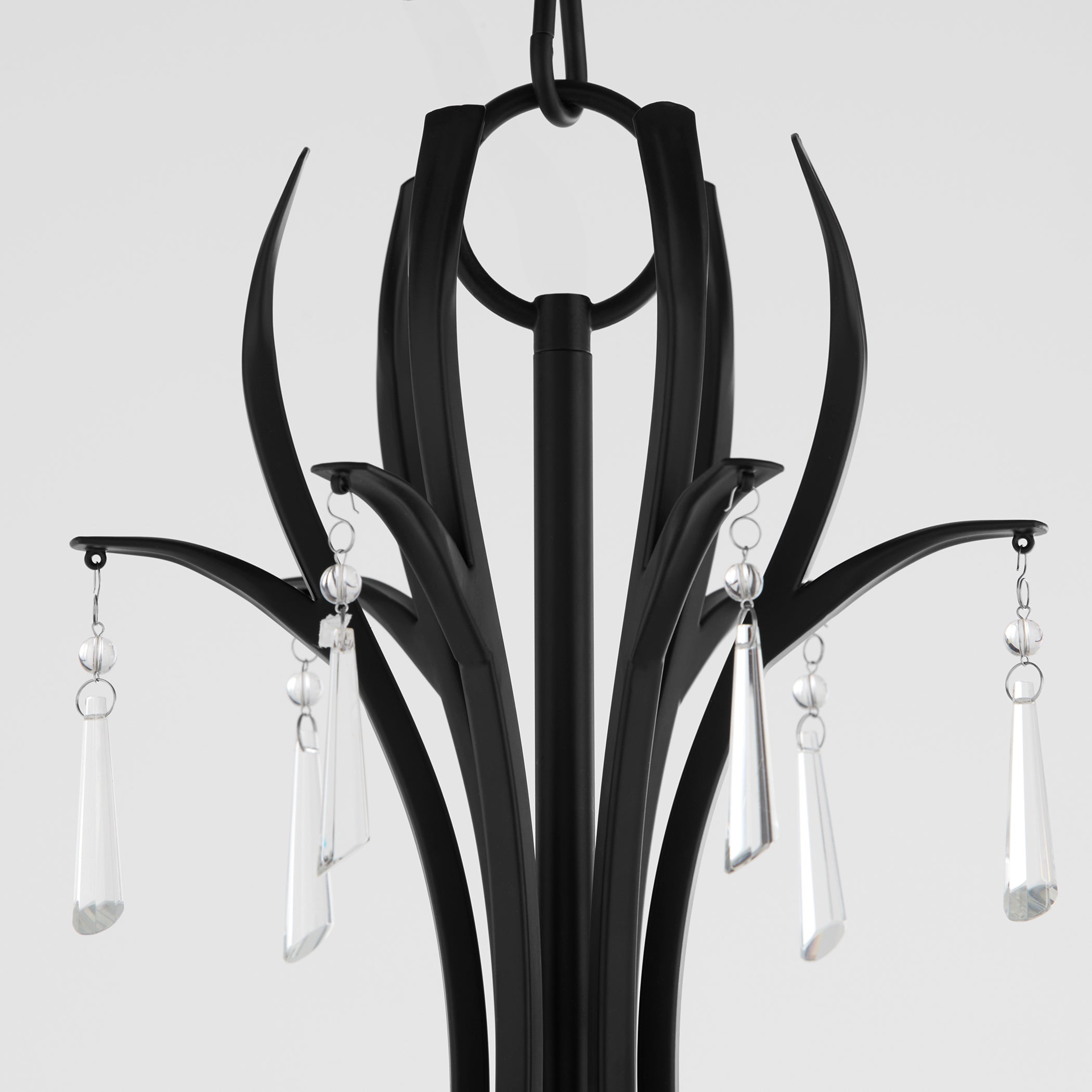 Quorum Majesty 621-6-59 Chandelier - Matte Black