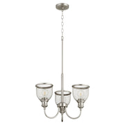 Quorum Omni 6212-3-65 Chandelier - Satin Nickel
