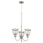 Quorum Omni 6212-3-65 Chandelier - Satin Nickel