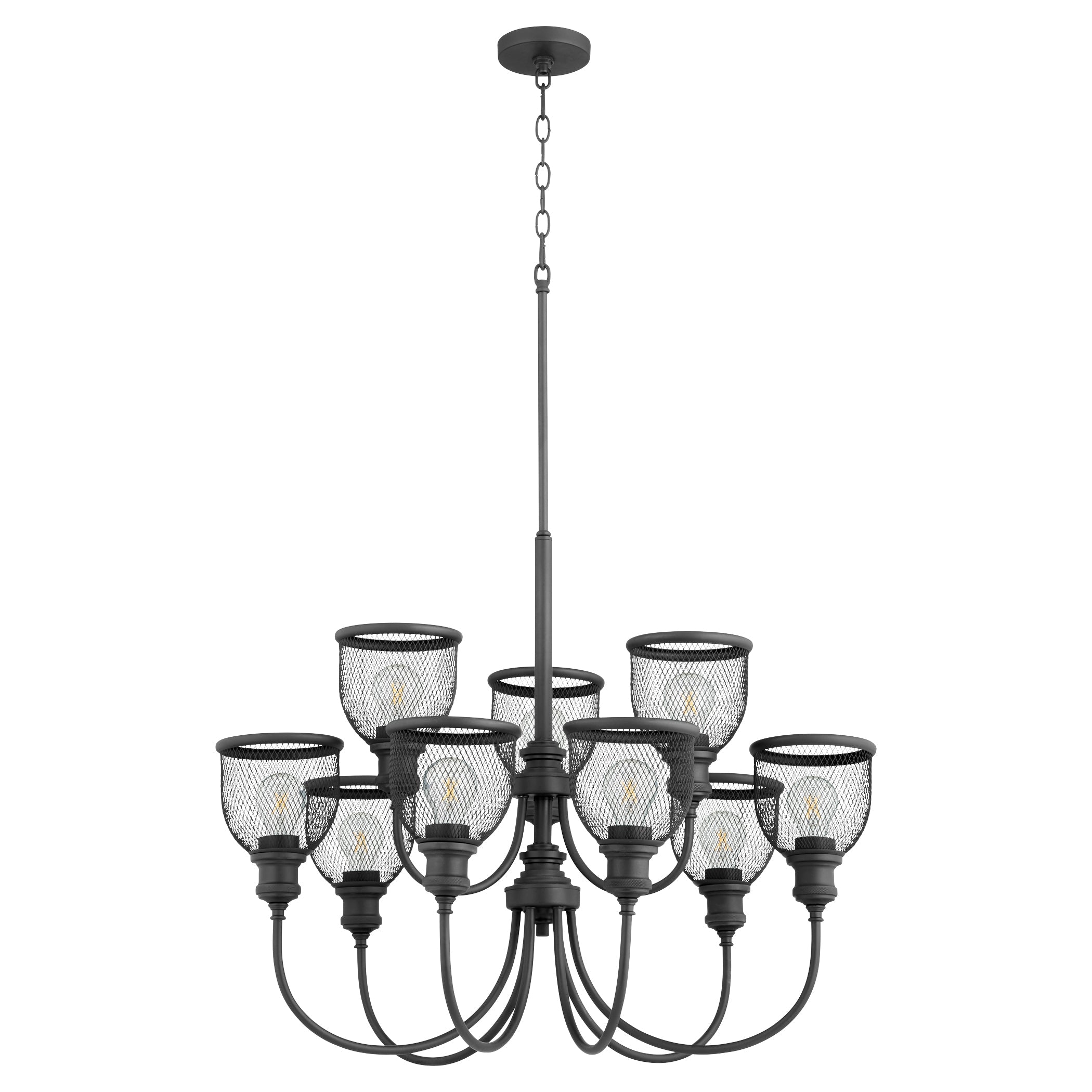 Quorum Omni 6212-9-69 Chandelier - Textured Black