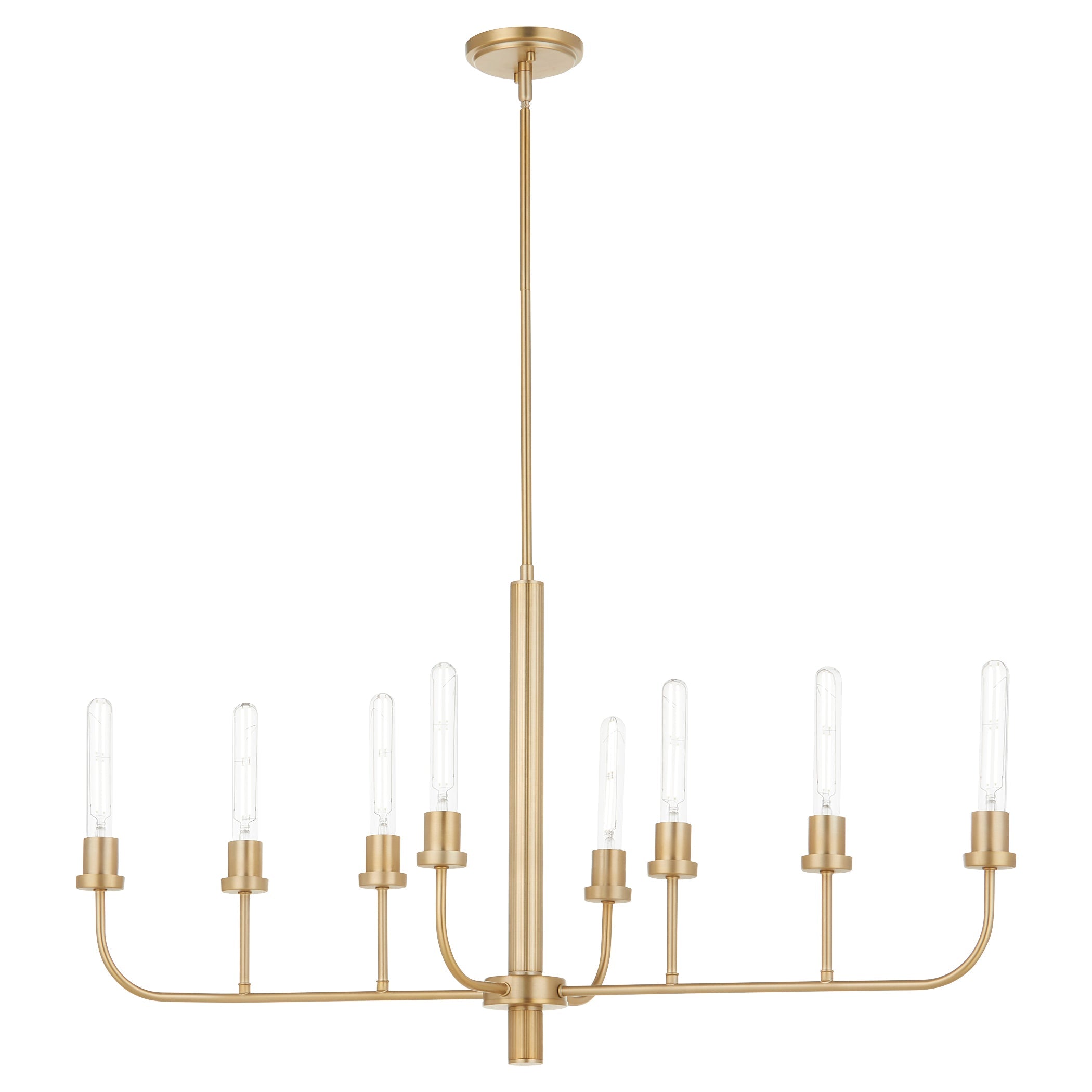 Quorum Sheridan 622-8-80 Chandelier - Aged Brass