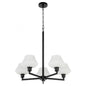 Quorum International BLISS 6221-5-59 Chandelier Contemporary - Matte Black