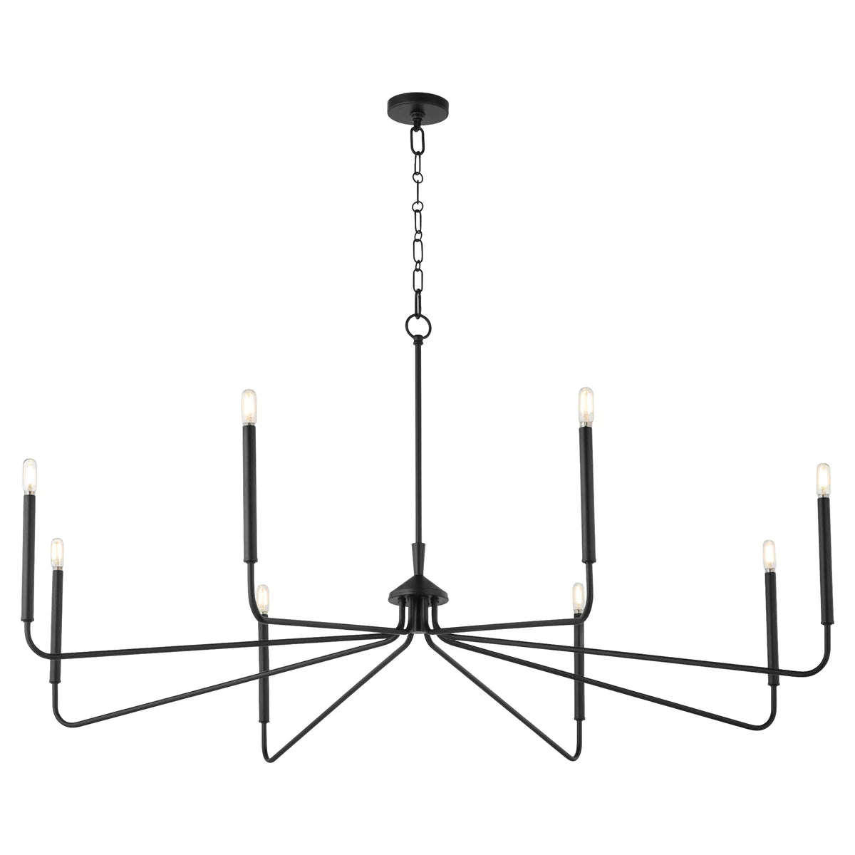 Quorum International Providence 6238-8-59 Chandelier 8 Light Transitional - Matte Black