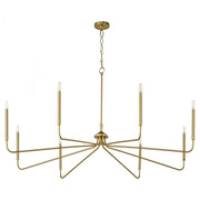 Quorum International Providence 6238-8-80 Chandelier 8 Light Transitional - Aged Brass