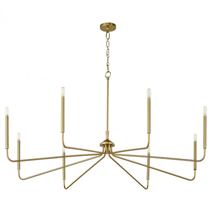 Quorum International Providence 6238-8-80 Chandelier 8 Light Transitional - Aged Brass