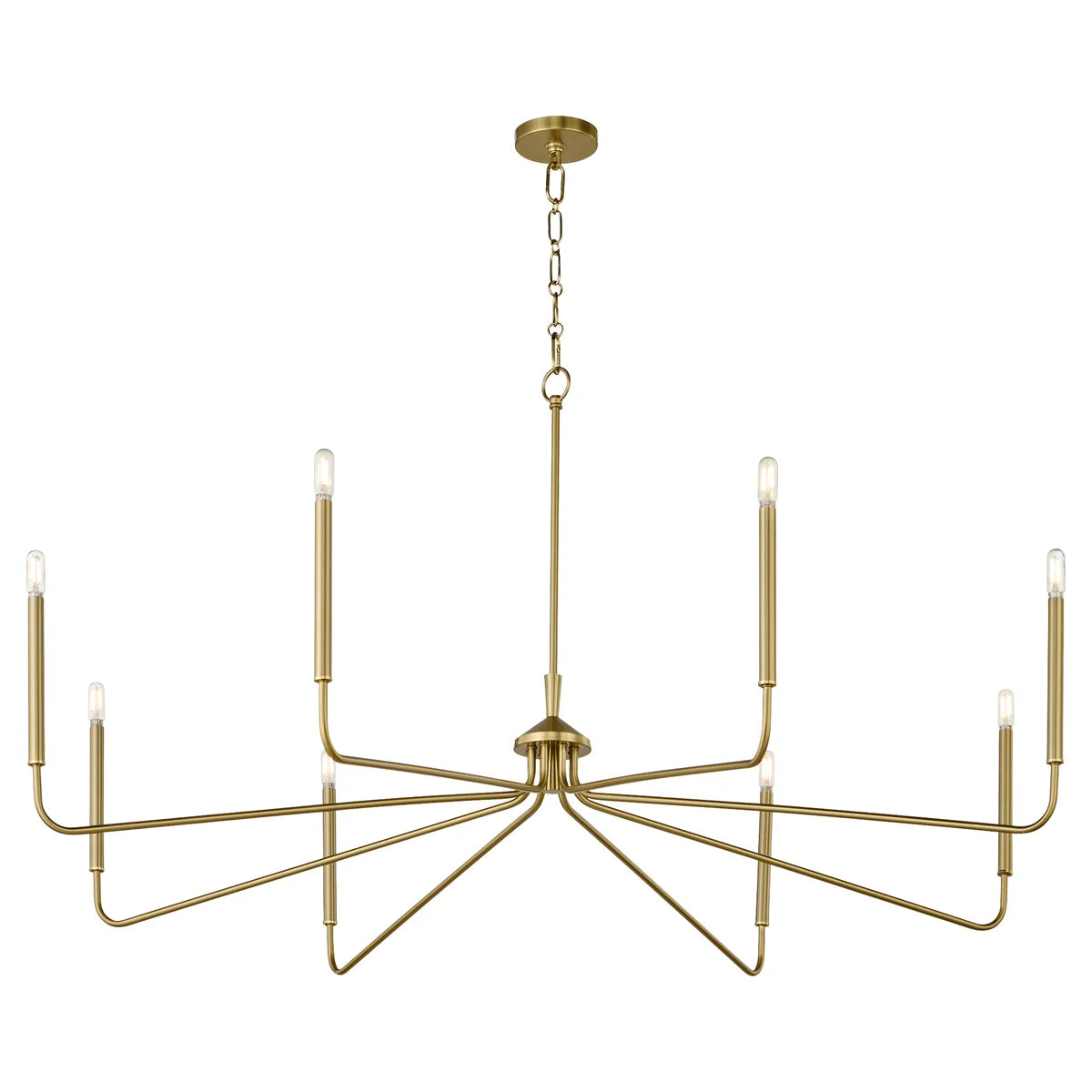 Quorum International Providence 6238-8-80 Chandelier 8 Light Transitional - Aged Brass