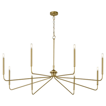 Quorum International Providence 6238-8-80 Chandelier 8 Light Transitional - Aged Brass