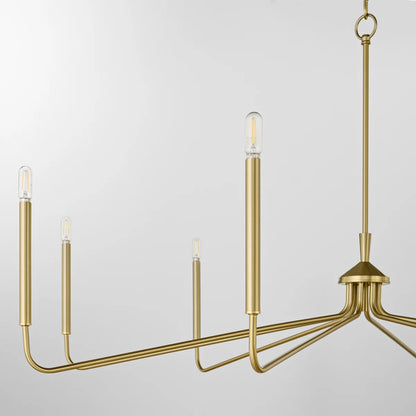 Quorum International Providence 6238-8-80 Chandelier 8 Light Transitional - Aged Brass