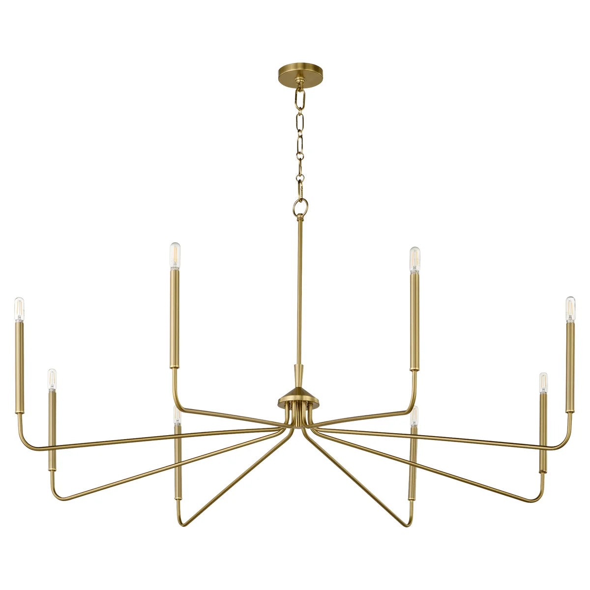 Quorum International Providence 6238-8-80 Chandelier 8 Light Transitional - Aged Brass