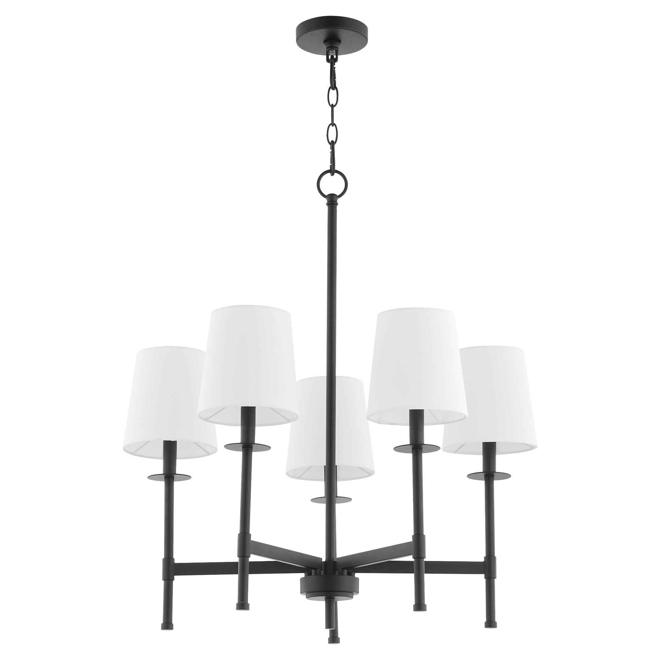 Quorum Belshaw 624-5-59 Chandelier - Matte Black