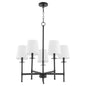 Quorum Belshaw 624-5-59 Chandelier - Matte Black