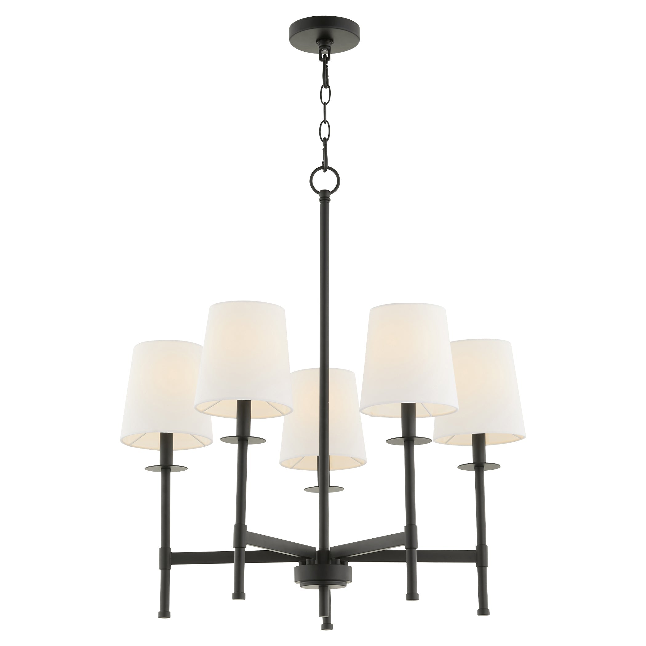 Quorum Belshaw 624-5-59 Chandelier - Matte Black