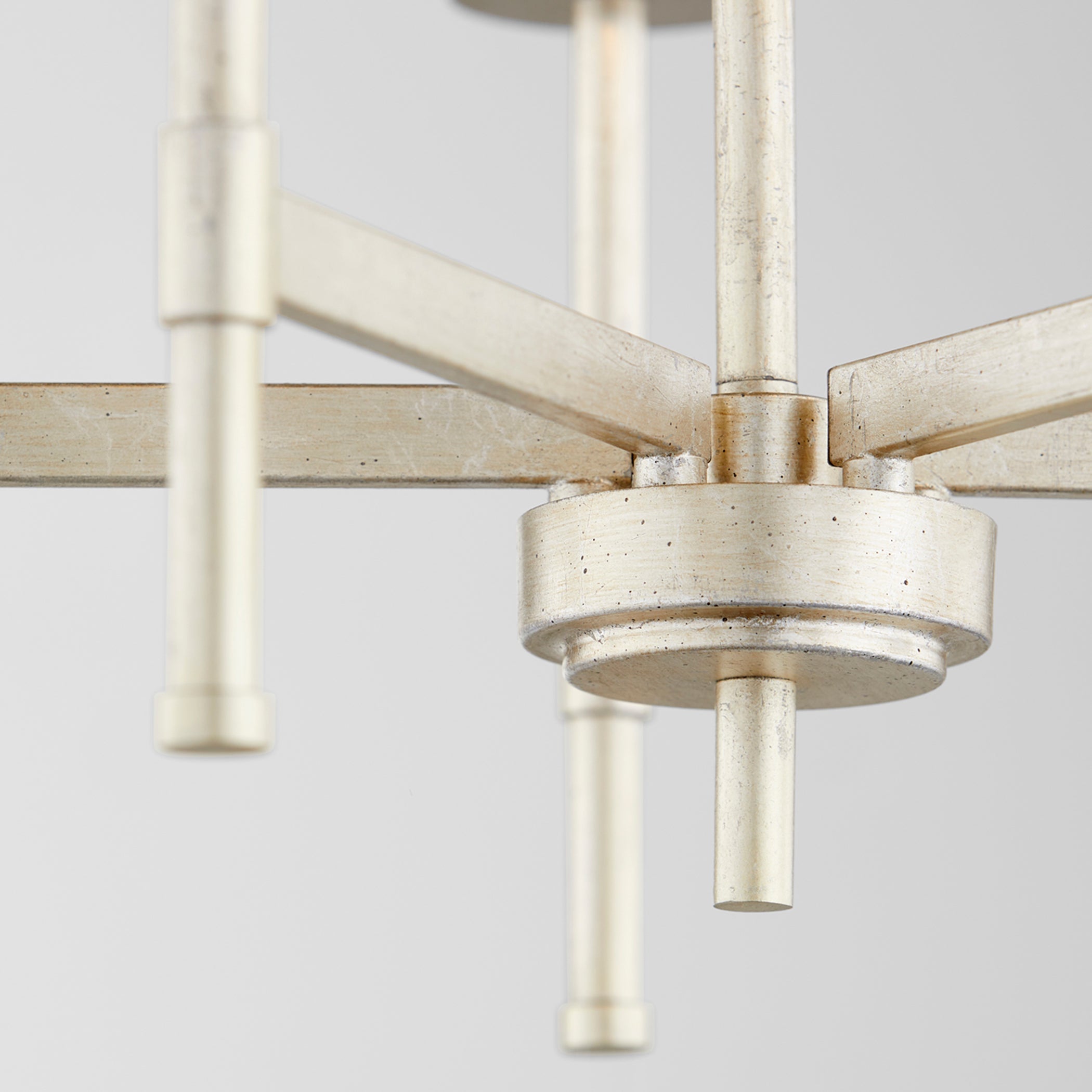 Quorum Belshaw 624-5-60 Chandelier - Aged Silver Leaf
