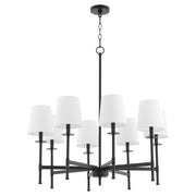 Quorum Belshaw 624-8-59 Chandelier - Matte Black