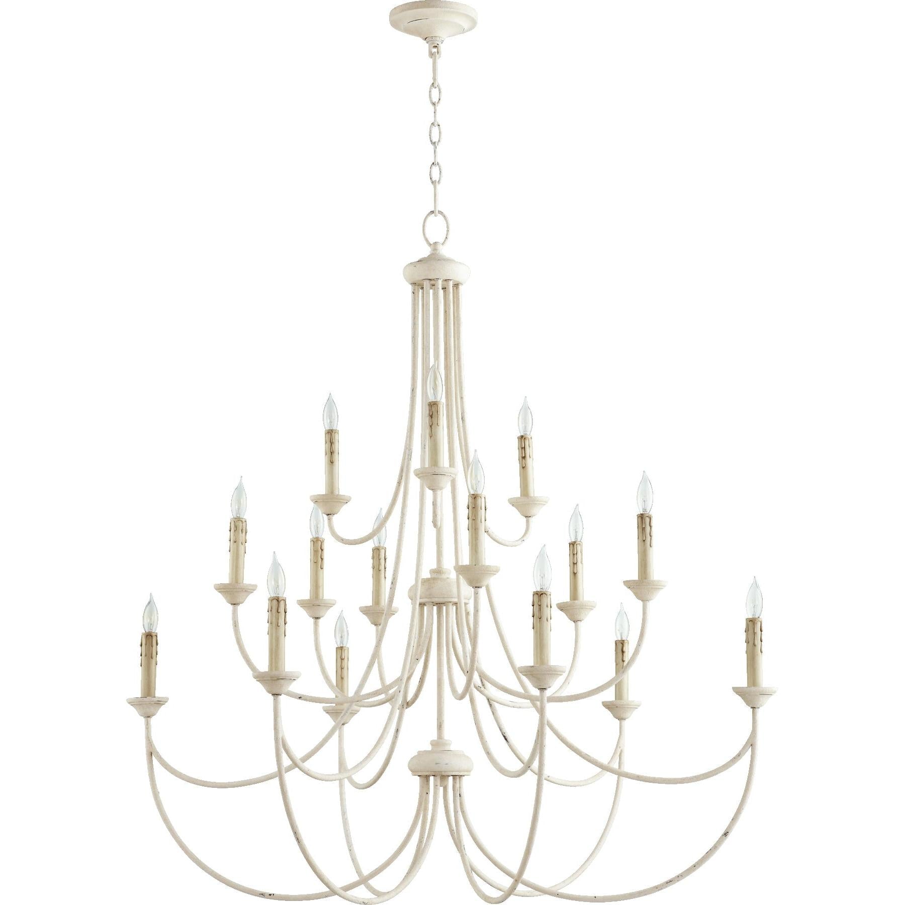 Quorum Brooks 6250-15-70 Chandelier - Persian White