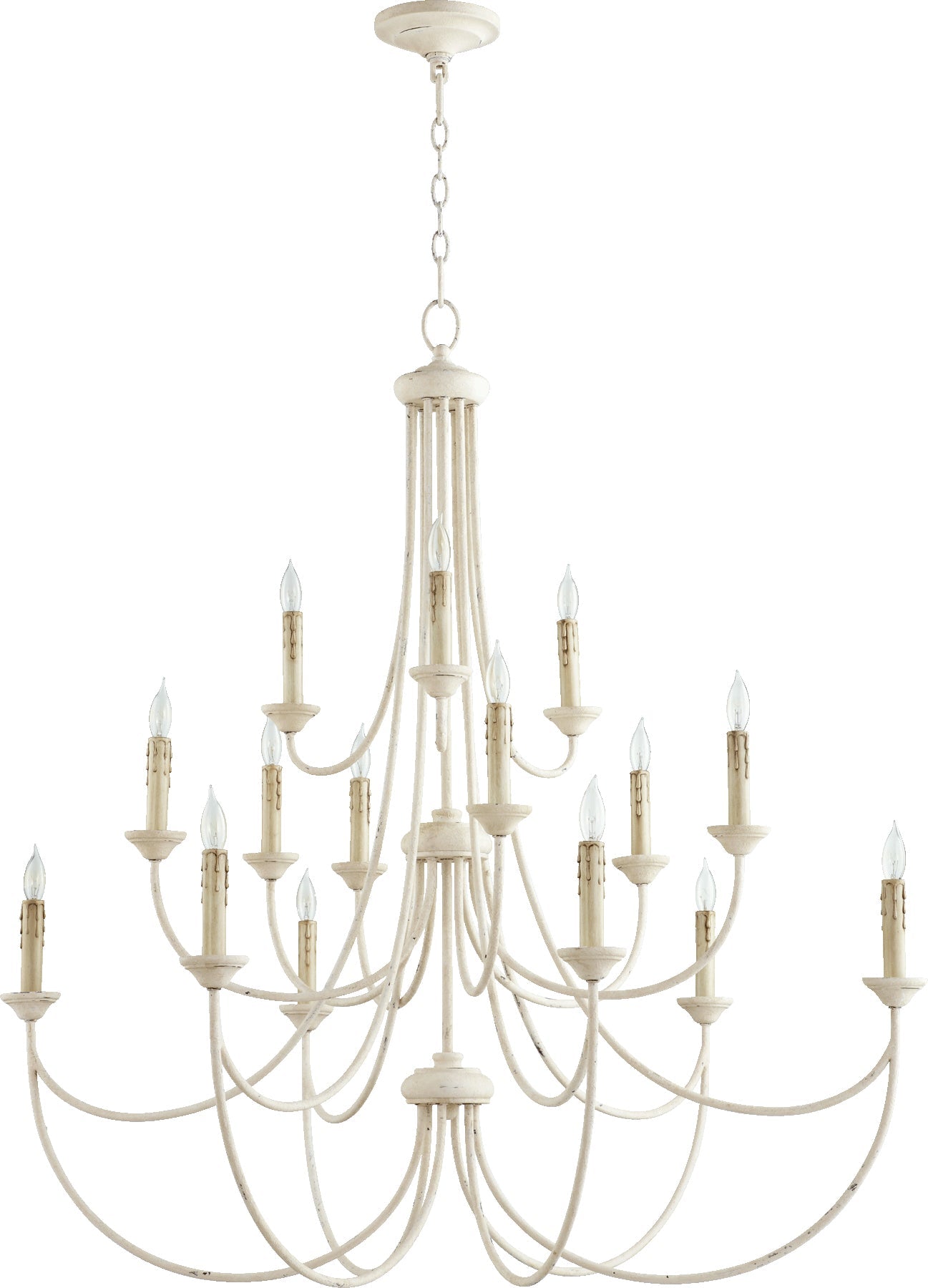 Quorum Brooks 6250-15-70 Chandelier - Persian White