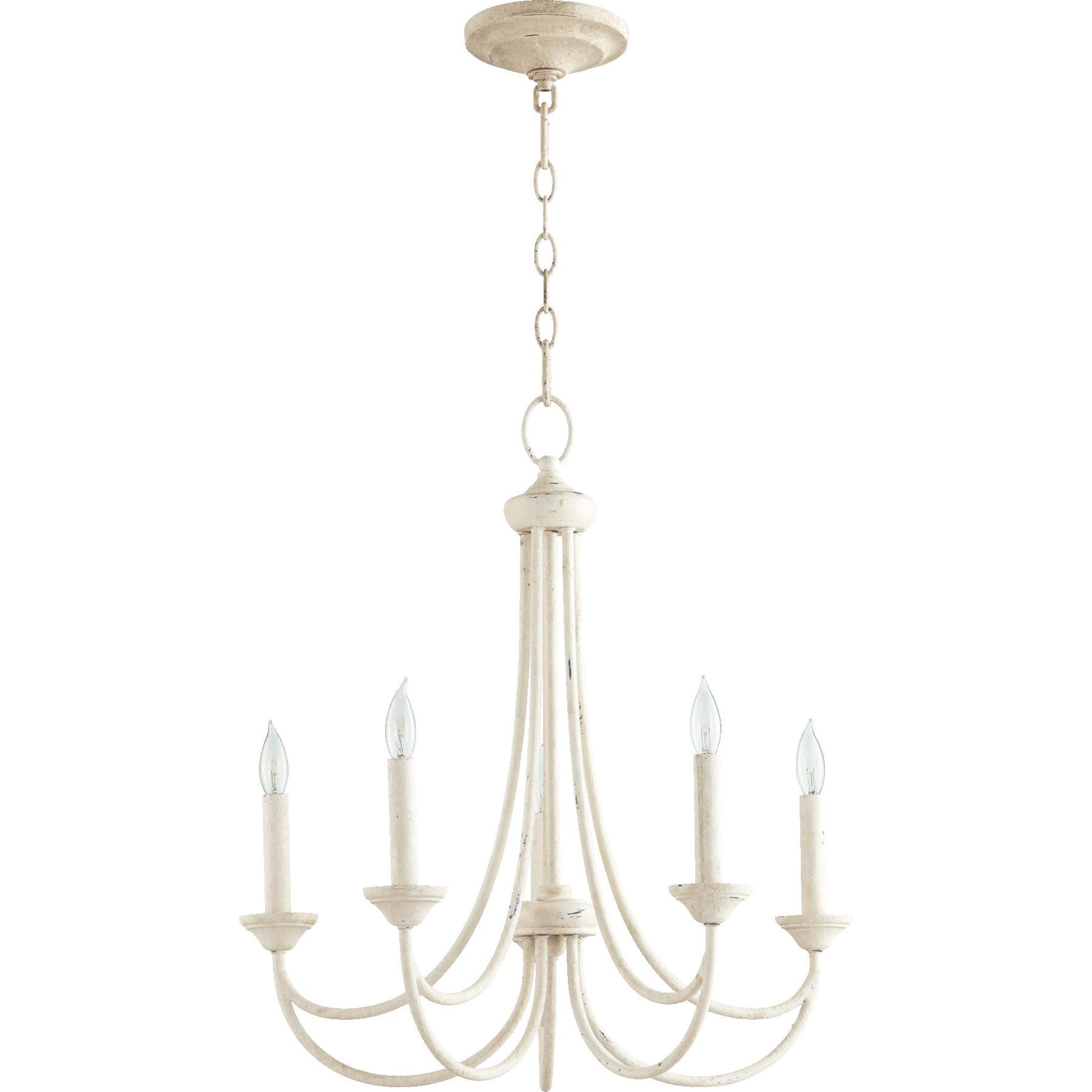 Quorum Brooks 6250-5-70 Chandelier - Persian White