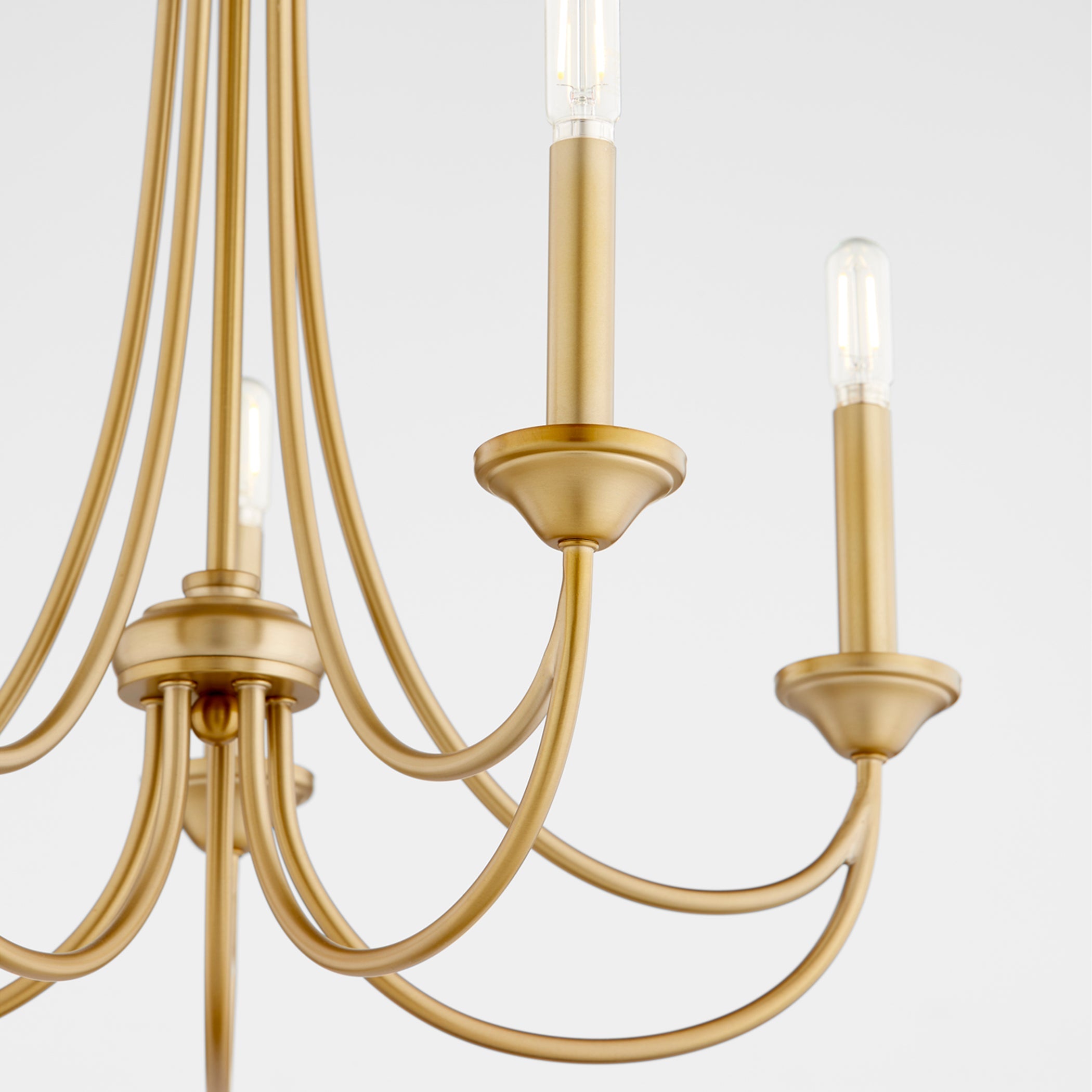 Quorum Brooks 6250-5-80 Chandelier - Aged Brass
