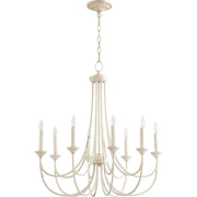 Quorum Brooks 6250-8-70 Chandelier - Persian White