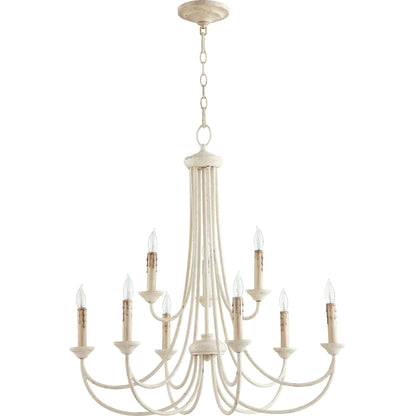 Quorum Brooks 6250-9-70 Chandelier - Persian White