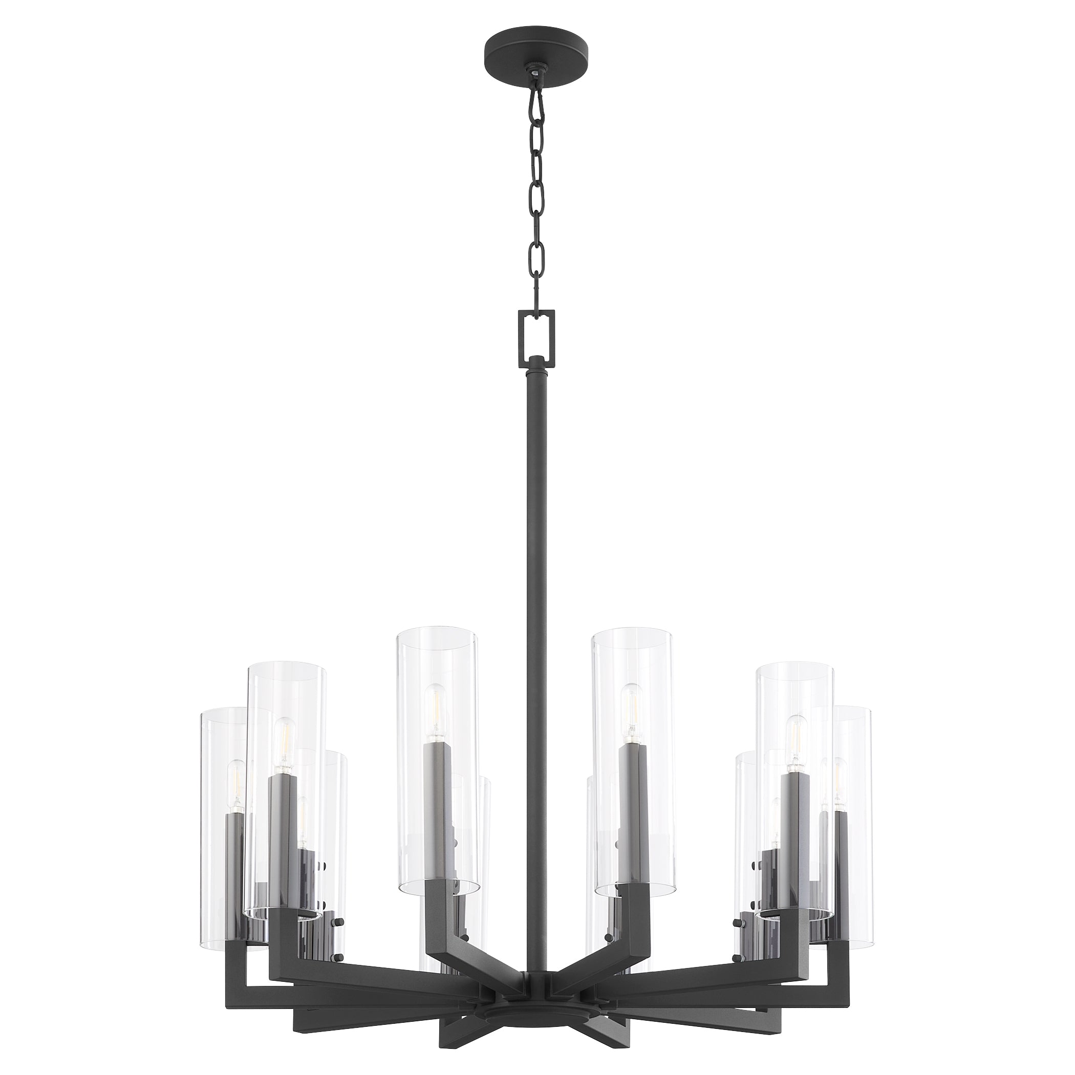 Quorum Harbin 6277-10-69 Chandelier - Textured Black