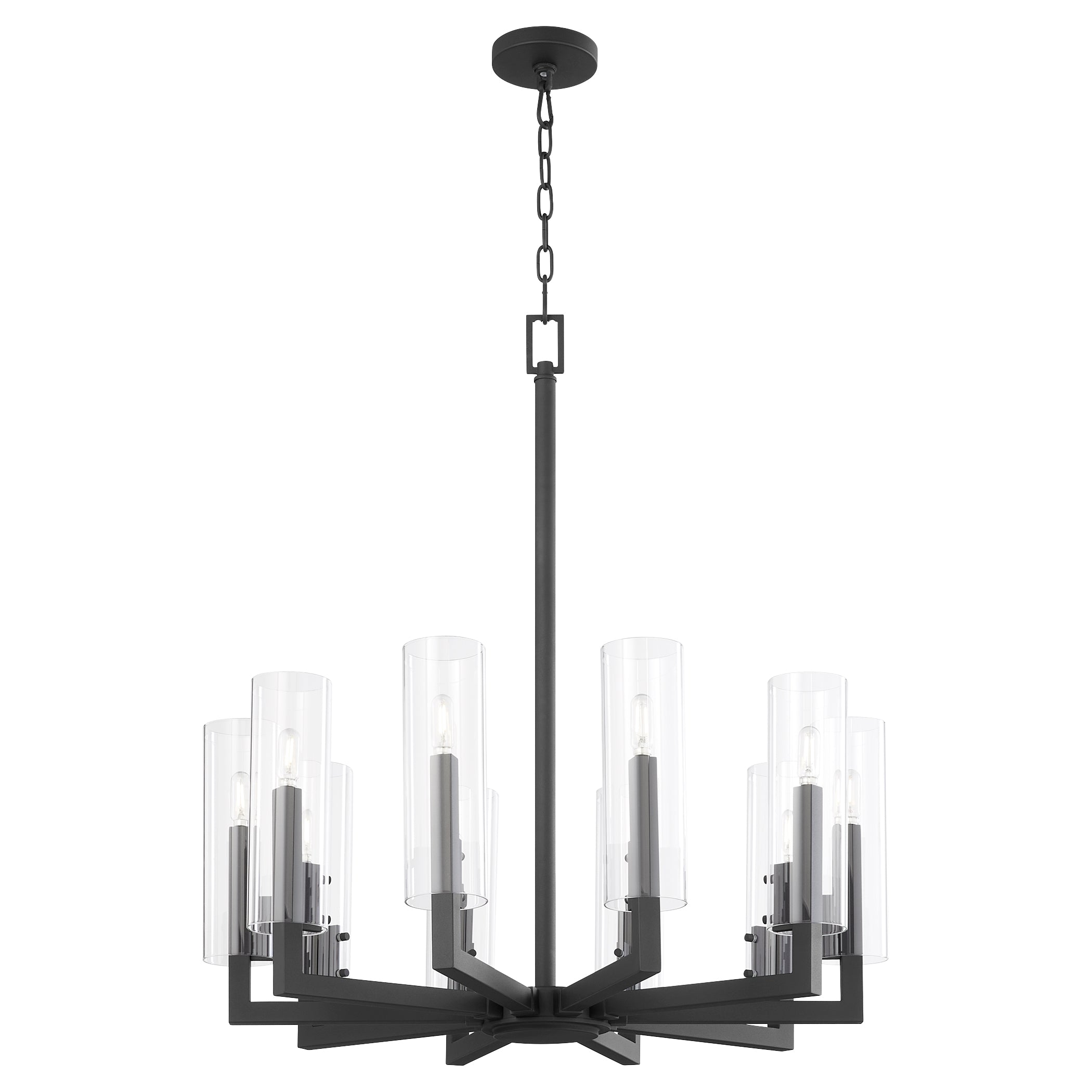 Quorum Harbin 6277-10-69 Chandelier - Textured Black